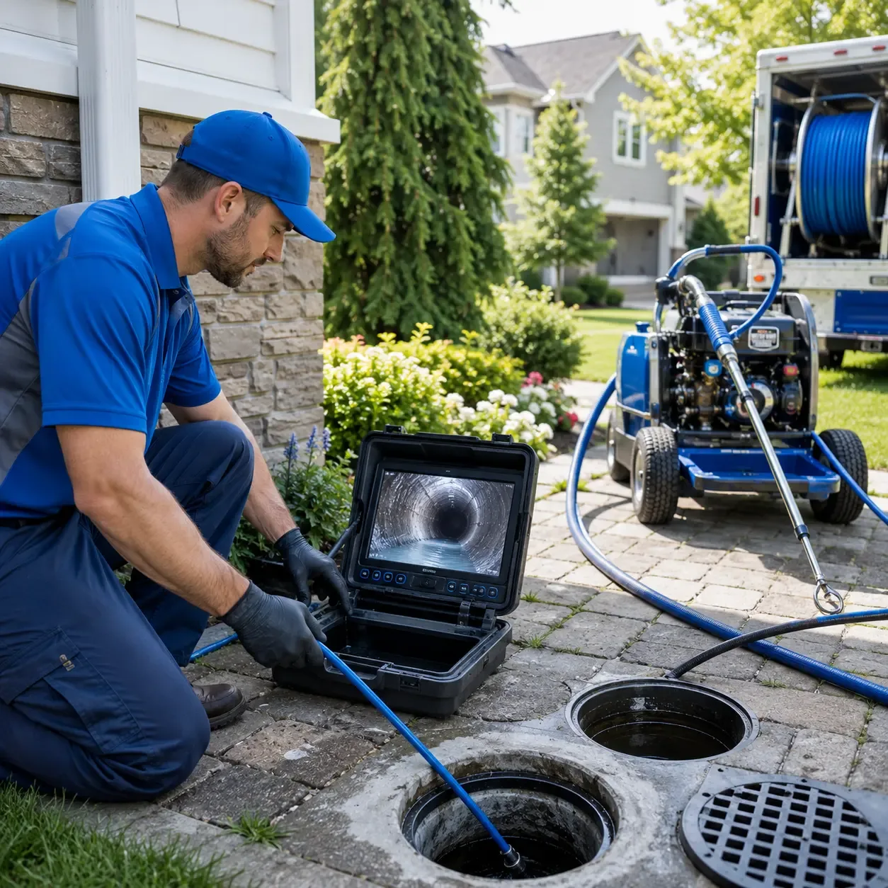 Outdoor drain cleaning professionals serving Wade, NC